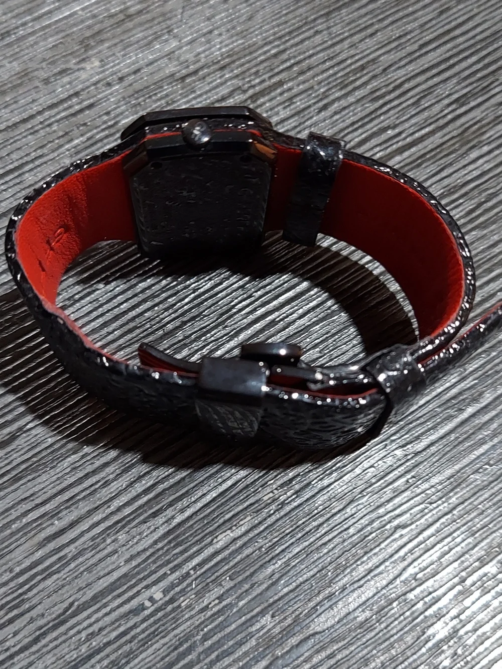 Gianfranco Ferré Black Watch with Red Accent